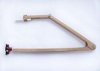 Kružidlo dřevěné 50cm (přísavka)