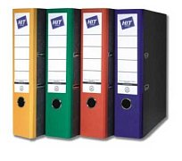 Pořadač pákový KV8-MR červ. hřbet