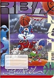 Sešit školní bílý 524 s okrajem