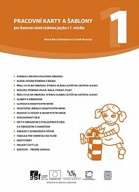 Pracovní karty a šablony pro činnostní učení Čj v 1. ročníku