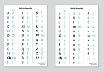 Tabulka s abecedou