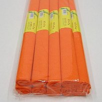 Papír krepový oranžový 0,5x2 m