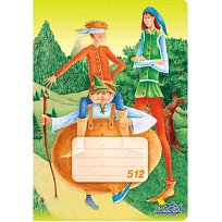 Sešit školní bílý 512 linka