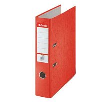 Pořadač Rainbow A4/75 červený-preš.