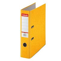 Pořadač Rainbow A4/75 žlutý-preš.