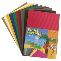 Lepenka 34,5x24,5 rovná mix/10 barev