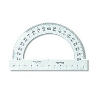 Úhloměr transparentní 180/125
