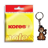 Blok lepící 75x75 mm žluté neon