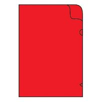 Obal zakládací L / 10 ks červený