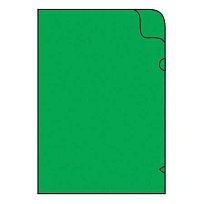 Obal zakládací L / 10 ks zelený