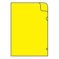 Obal zakládací L / 10 ks žlutý