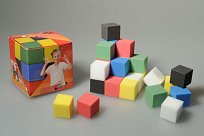 Barevné plastové kostky /nová generace/ sada pro žáka (27 ks)