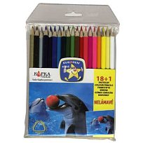 Pastelky trojhranné 18+2 nelámavé