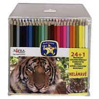 Pastelky trojhranné 24+2 nelámavé