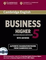 Cambridge English Business 5 High Self-study Pack (SB + Audio CD)