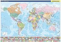 Svět - politická mapa 1360x960 mm (doprodej)