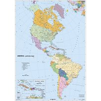 Amerika politická 160 x 120 cm