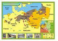 Vývoj a expanze Pruska v 18. století (120 x 90 cm)