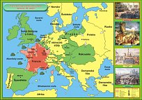 Francouzská revoluce a Evropa na konci 18. století (120 x 90 cm)