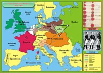 Evropa po vídeňském kongresu 1815 - 1847 (120 x 90 cm)