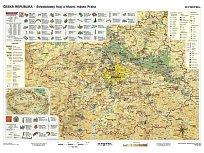 ČR - Středočeský kraj a Praha 160 x 120 cm