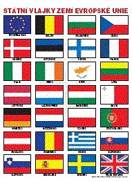 Vlajky zemí EU (1 DO A4)