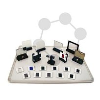 Laserová optická sada 1 mW s tabulí