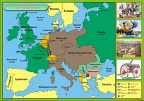 Evropa před 1. světovou válkou (120 x 90 cm)