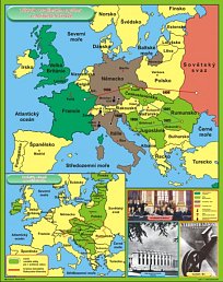 Základy versailleského systému v Evropě a vznik nových států po I. světové válce (120 x 100 cm)