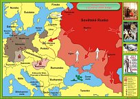 Ruská revoluce a její ohlasy v Evropě (120 x 90 cm)