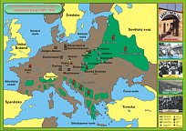 Genocida, holocaust a hnutí odporu v okupované Evropě 1939 - 1945 (120 x 90 cm)