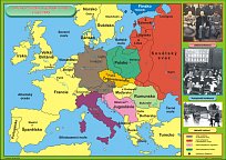 Změny ve střední a východní Evropě po II. světové válce (120 x 90 cm)