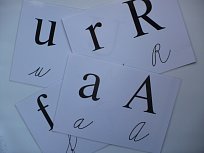 Psací a tiskací písmena