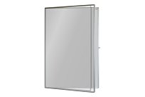 Informační vitrína s bílým magnetickým lakovaným povrchem 75x100 ekoTAB