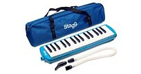 Klávesová foukací harmonika Stagg MELOSTA 32 BL