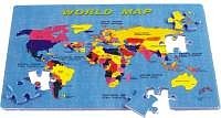 Mapa světa PN200 Eva pěnové puzzle obrázek