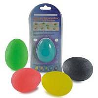 Posilovač rukou EGG gelové vajíčko 6 cm - Tuhost: Tuhá