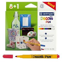 Značkovač 2738/ 8+1 Decor pen