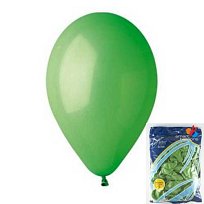 Balónek nafuk.í kul.zelený 100 ks