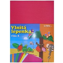 Lepenka 34,5x24,5 rovná růžová /10ks