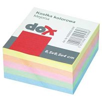 Blok špalíček 85 x 85 x 40 barevný lepený