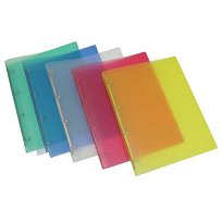 Pořadač A4 4 kr. Průhledný mléčný