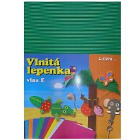Lepenka 34,5x24,5 rovná zelená /10ks
