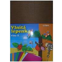 Lepenka 34,5x24,5 rovná hnědá /10ks