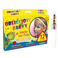 Barvy na obličej MFP bílá