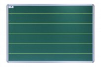 Magnetická tabule na křídy s linkami ekoTAB 200x120