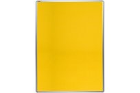 Žlutá textilní nástěnka na zeď ekoTAB 120x100