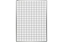 Bílá magnetická tabule na fixy se čtverci 50 mm ekoTAB 60x90