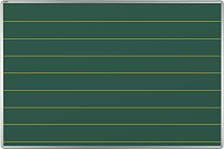Magnetická tabule na křídy s linkami ekoTAB 150x100