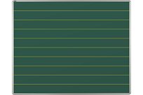 Magnetická tabule na křídy s linkami ekoTAB 150x120